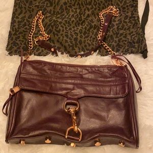 Rebecca Minkoff MAC Cross Body Rose Gold Chain Bag